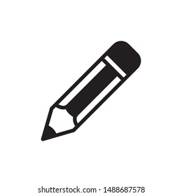 Pencil Icon, Symbol Ilustration - vector.