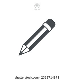 Pencil Icon symbol template for graphic and web design collection logo vector illustration