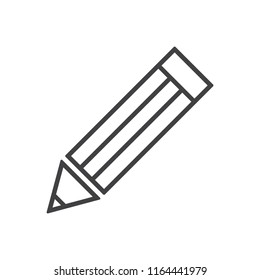 Pencil icon symbol vector