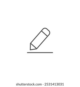 Pencil icon symbol vector illustration