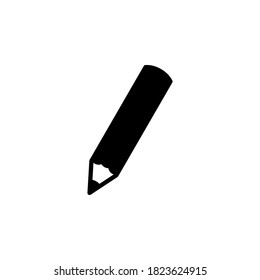 Pencil icon symbol vector on white background