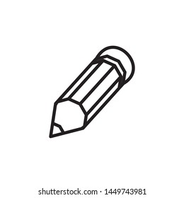 pencil icon symbol vector template