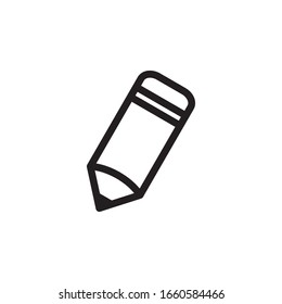 Icono De Lápiz En El Vector De Diseño A La Vez Eps 10