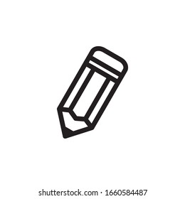 Pencil  Icon In Trendy  Design Vector Eps 10