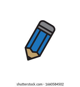 Pencil  Icon In Trendy  Design Vector Eps 10