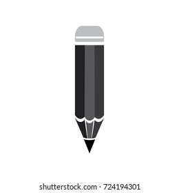 pencil icon in trendy flat design