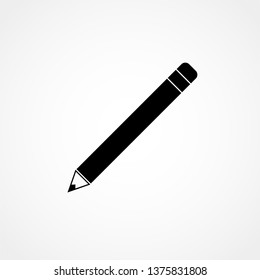 pencil icon in trendy flat style, pencil vector icon
