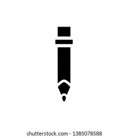 pencil icon in trendy flat style