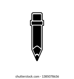 pencil icon in trendy flat style