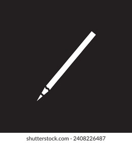 pencil icon in trendy flat style, pencil vector icon Pencil flat icon. Single high quality	