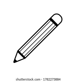 Pencil Icon, UI Symbol - Vector