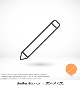 Pencil Icon Vector