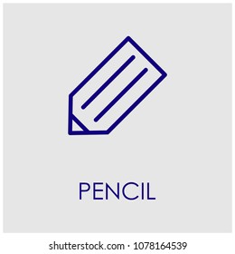 pencil icon vector