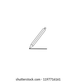 pencil icon vector
