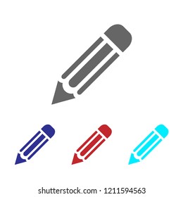 Pencil icon vector
