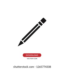Pencil icon vector