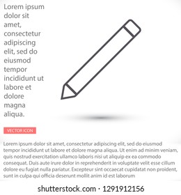 Pencil Icon Vector