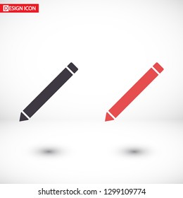 Pencil Icon Vector icon