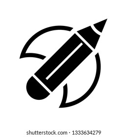 pencil icon vector