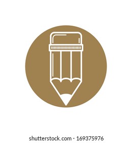 Pencil icon, vector.