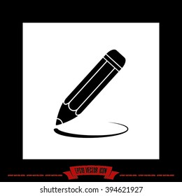 Pencil Icon Vector.