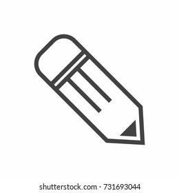 pencil icon vector
