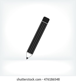 pencil icon, vector best flat icon, EPS