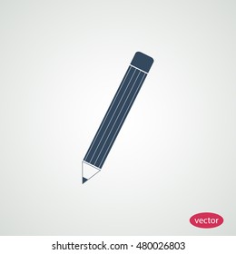 pencil icon, vector best flat icon, EPS