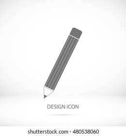 pencil icon, vector best flat icon, EPS