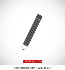 pencil icon, vector best flat icon, EPS