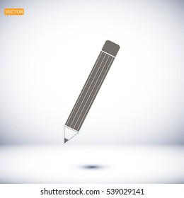 pencil icon, vector best flat icon, EPS