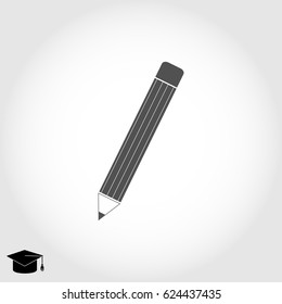 pencil icon, vector best flat icon, EPS
