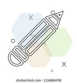 Pencil icon vector can be used as png, Pencil