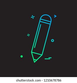 pencil icon vector design icon