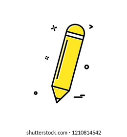 pencil icon vector design icon