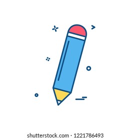 pencil icon vector design icon