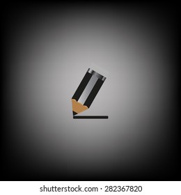 pencil. icon. vector design
