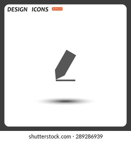 pencil. icon. vector design