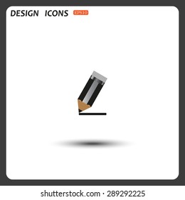 pencil. icon. vector design