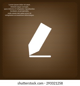 pencil. icon. vector design