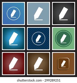 pencil. icon. vector design