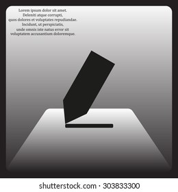 pencil. icon. vector design
