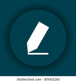 pencil. icon. vector design