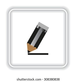 pencil. icon. vector design
