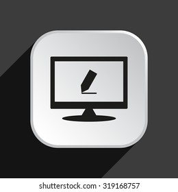 pencil. icon. vector design