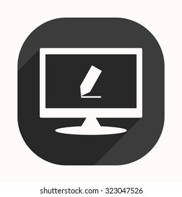 pencil. icon. vector design