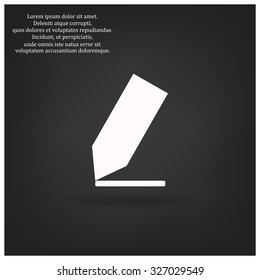 pencil. icon. vector design
