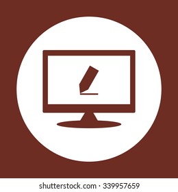 pencil. icon. vector design