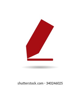 pencil. icon. vector design
