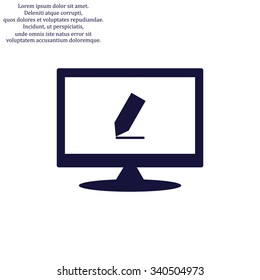 pencil. icon. vector design